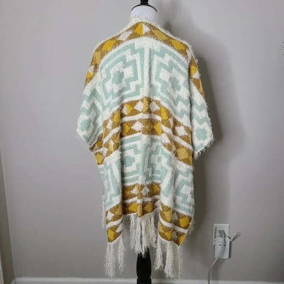 NWT Free People Diamondback Fringe Kimono Cardigan OS - Picture 5 of 7